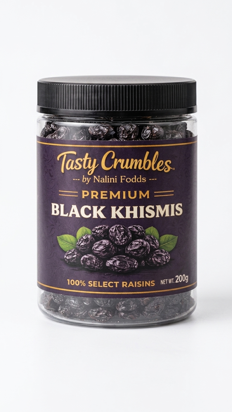 Tasty Crumbles by Nalini Foods Premium Black Khismis 200 g