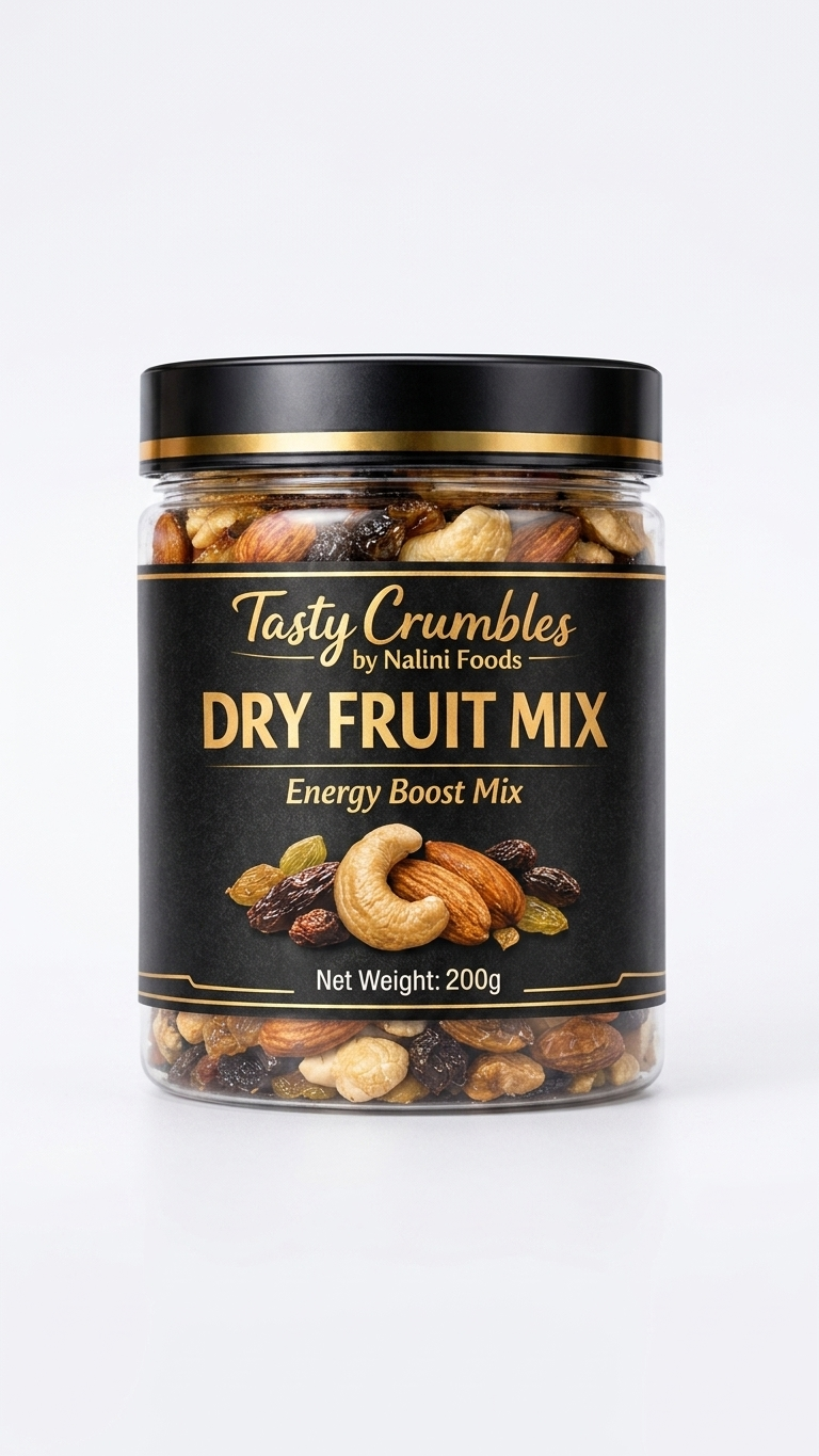 Tasty Crumbles Mix Dry Fruits 200g