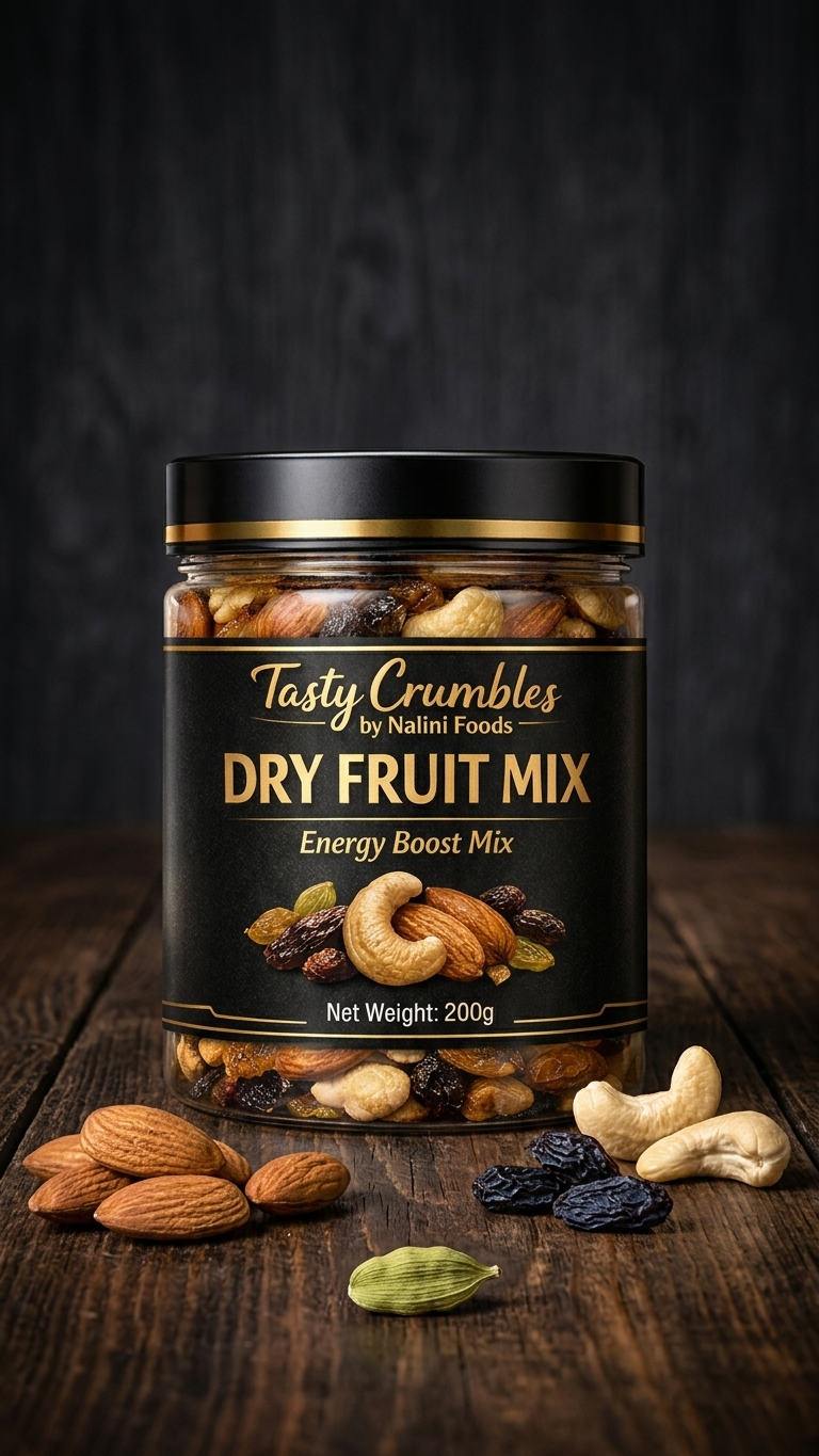 Tasty Crumbles Mix Dry Fruits 200g