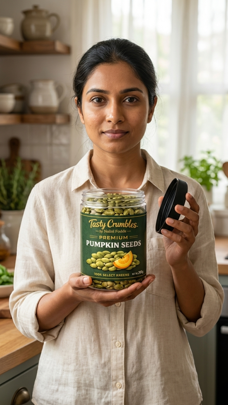 Tasty Crumbles Premium Pumpkins Seeds 200 g