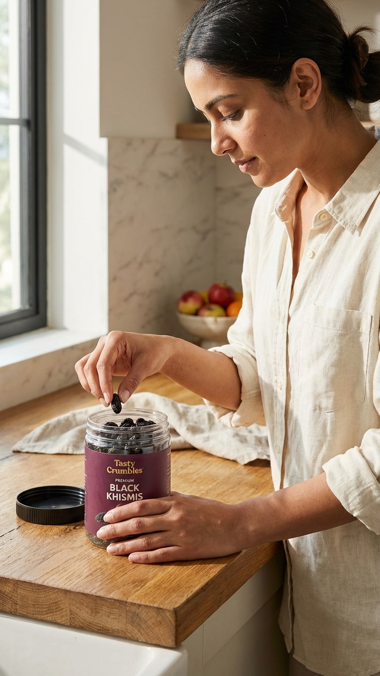 Tasty Crumbles by Nalini Foods Premium Black Khismis 200 g